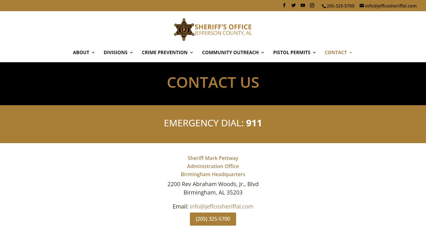 Contact - Jefferson County Sheriff's Office